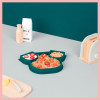 Babymoov Isy Plate - силиконовая секционная тарелка с 3 отделениями, 6 мес+ • Dog