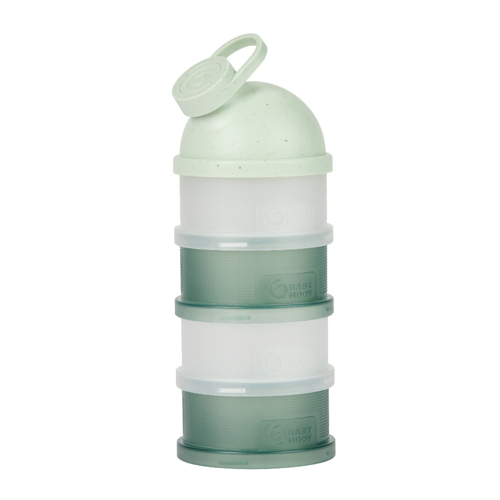 Babymoov Babydose - дозатор сухой молочной смеси, 4 x 60 мл • Mineral Green