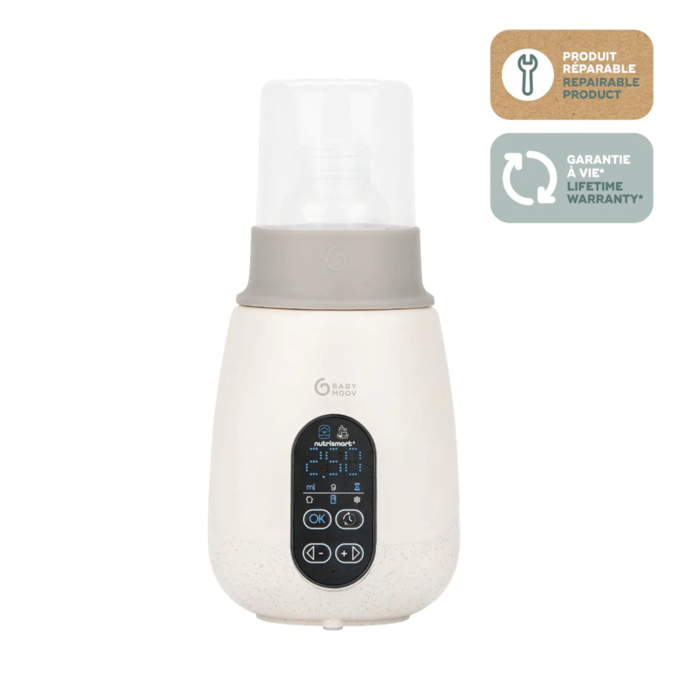 Babymoov NutriSmart+ - подогреватель для бутылочек и стерилизатор 5-в-1 • Mineral Beige