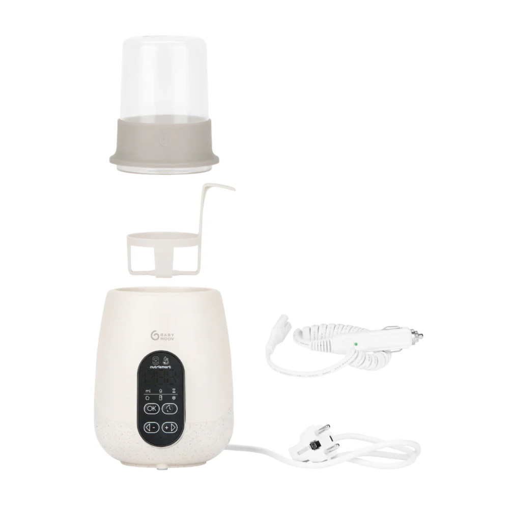 Babymoov NutriSmart+ - подогреватель для бутылочек и стерилизатор 5-в-1 • Mineral Beige