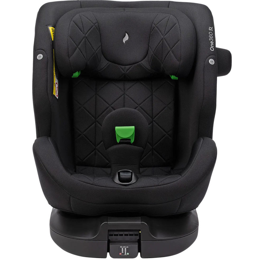 Osann One360 SL i-Size - поворотне (360°) автокрісло, 40 - 150 см, ISOFIX з опорною ногою • All Black Osann One360 SL i-Size - поворотне (360°) автокрісло, 40 - 150 см, ISOFIX з опорною ногою • All Black