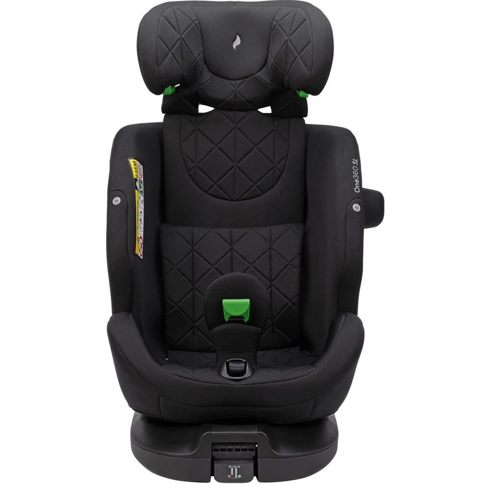 Osann One360 SL i-Size - поворотне (360°) автокрісло, 40 - 150 см, ISOFIX з опорною ногою • All Black Osann One360 SL i-Size - поворотне (360°) автокрісло, 40 - 150 см, ISOFIX з опорною ногою • All Black