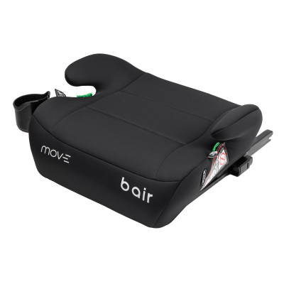 Bair Move i-Size - бустер з ISOFIX (125-150 см) • BM-01 Total Black Bair Move i-Size - бустер з ISOFIX (125-150 см) • BM-01 Total Black