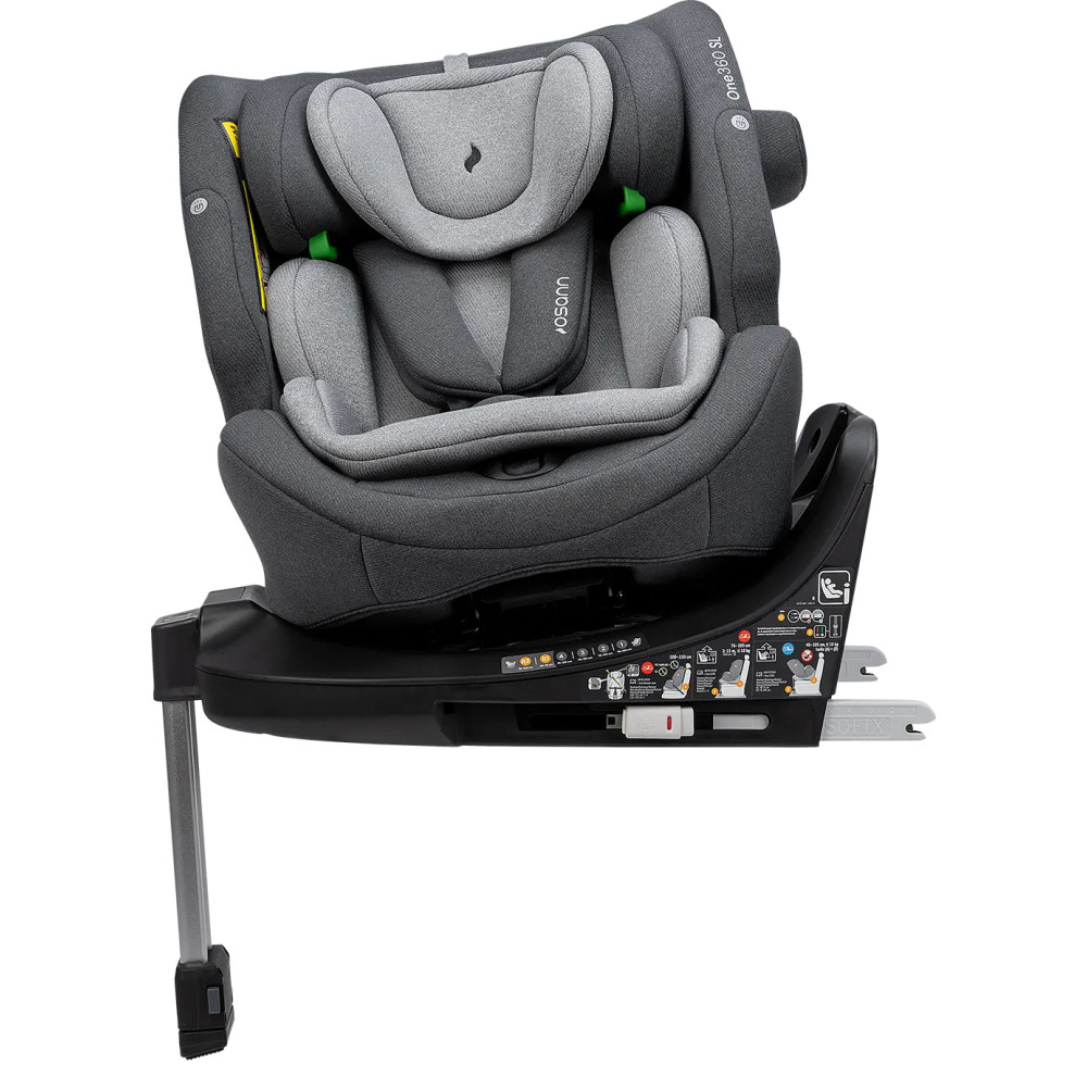 Osann One360 SL i-Size - поворотне (360°) автокрісло, 40 - 150 см, ISOFIX з опорною ногою • Universe Grey Osann One360 SL i-Size - поворотне (360°) автокрісло, 40 - 150 см, ISOFIX з опорною ногою • Universe Grey