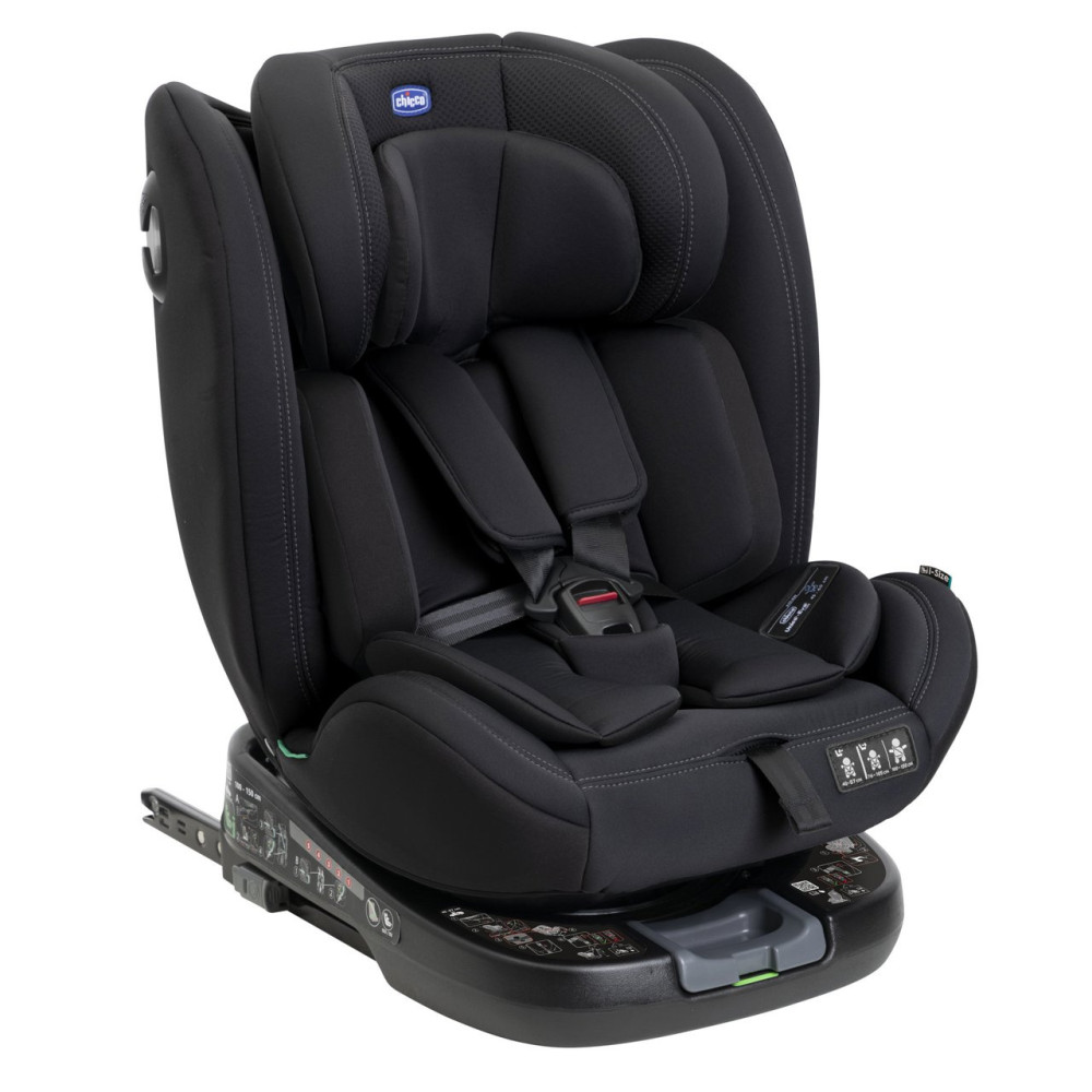 Chicco Unico Evo i-Size - поворотне на 360° автокрісло для дітей (від народження до 12 років / 40 - 150 см), ISOFIX з Top Tether • Black
