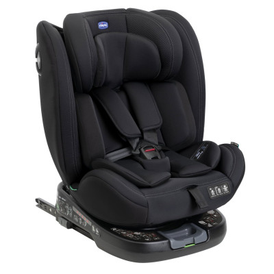 Chicco Unico Evo i-Size - поворотне на 360° автокрісло для дітей (від народження до 12 років / 40 - 150 см), ISOFIX з Top Tether • Black