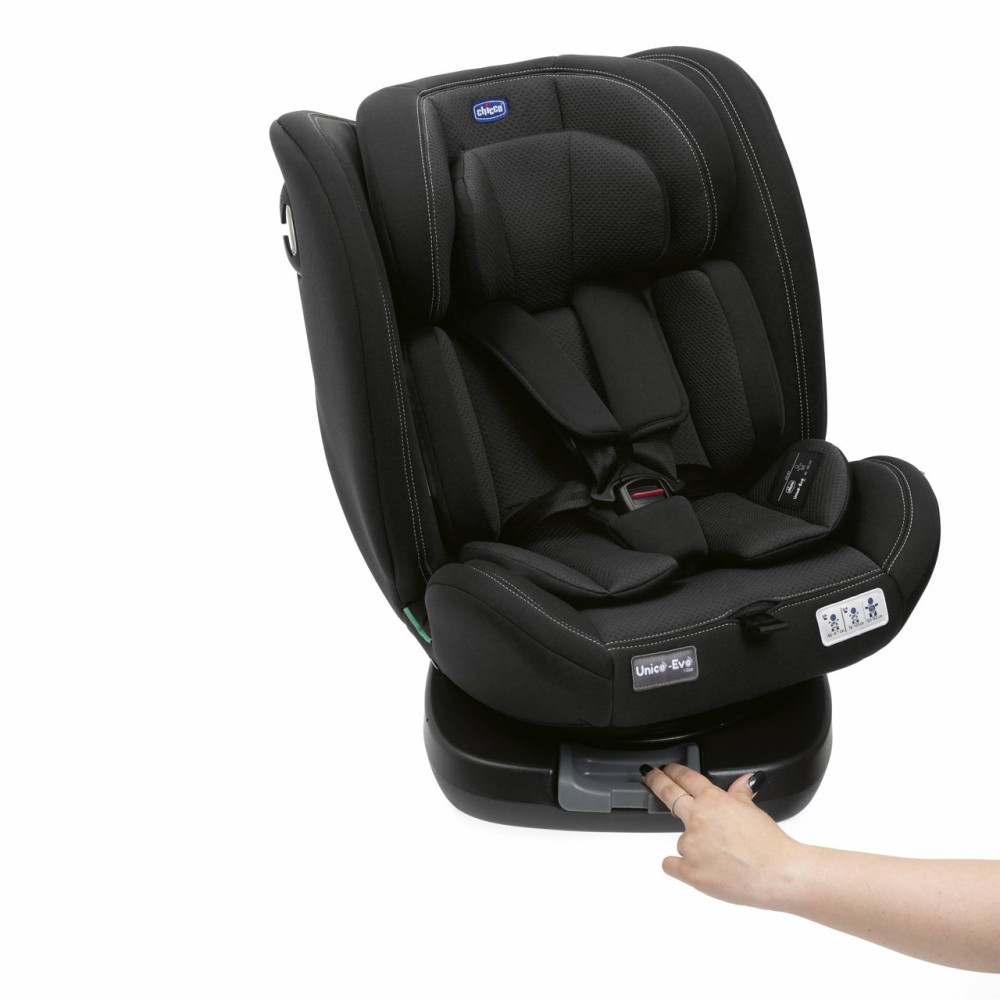 Chicco Unico Evo i-Size - поворотне на 360° автокрісло для дітей (від народження до 12 років / 40 - 150 см), ISOFIX з Top Tether • Black Chicco Unico Evo i-Size - поворотне на 360° автокрісло для дітей (від народження до 12 років / 40 - 150 см), ISOFIX з Top Tether • Black