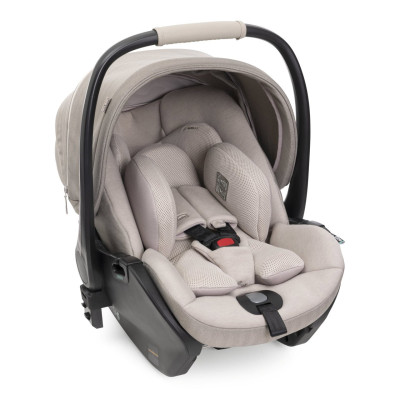 Chicco First-Seat Recline i-Size - автокрісло для немовляти (від народження до 15 місяців / 40 - 87 см), можливість використання у літаку та вдома як шезлонг, нахил спинки майже до горизонтального положення, поворот на 90° на базі • Como Lake
