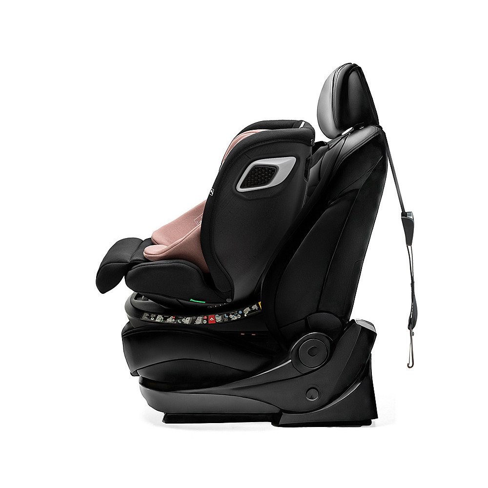 Bair Oreo 360 i-Size - детское автокресло (0 - 12 лет / 40 - 150 см) с функцией поворота 360, крепление ISOFIX и Top Tether • Black-Pink (BO-04) Bair Oreo 360 i-Size - детское автокресло (0 - 12 лет / 40 - 150 см) с функцией поворота 360, крепление ISOFIX и Top Tether • Black-Pink (BO-04)