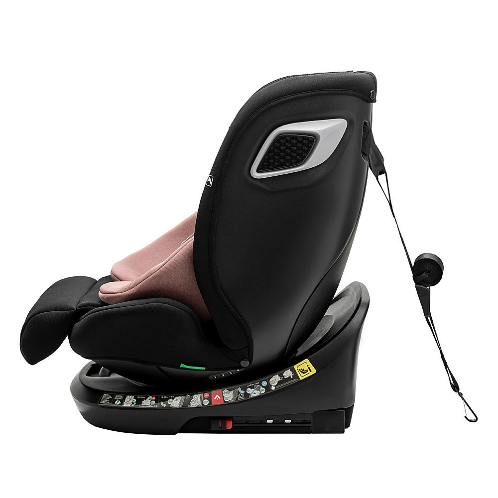 Bair Oreo 360 i-Size - детское автокресло (0 - 12 лет / 40 - 150 см) с функцией поворота 360, крепление ISOFIX и Top Tether • Black-Pink (BO-04) Bair Oreo 360 i-Size - детское автокресло (0 - 12 лет / 40 - 150 см) с функцией поворота 360, крепление ISOFIX и Top Tether • Black-Pink (BO-04)