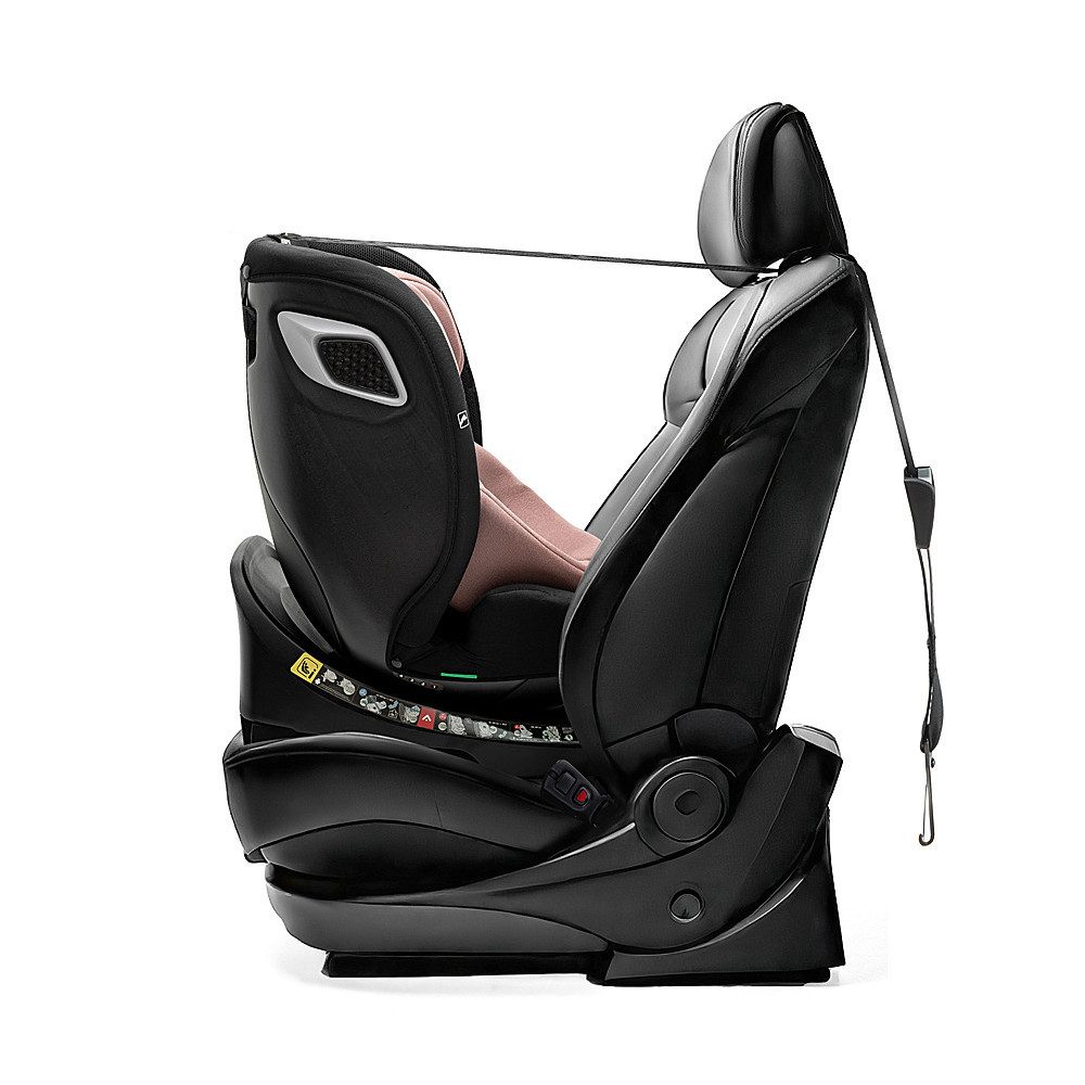 Bair Oreo 360 i-Size - детское автокресло (0 - 12 лет / 40 - 150 см) с функцией поворота 360, крепление ISOFIX и Top Tether • Black-Pink (BO-04) Bair Oreo 360 i-Size - детское автокресло (0 - 12 лет / 40 - 150 см) с функцией поворота 360, крепление ISOFIX и Top Tether • Black-Pink (BO-04)