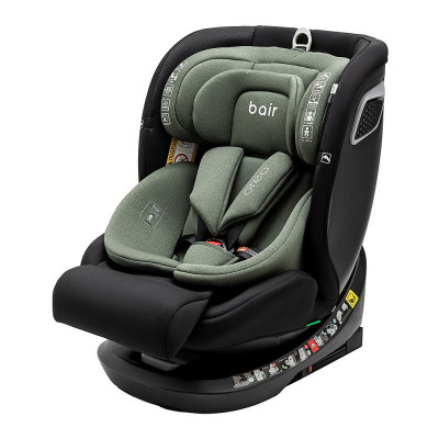 Bair Oreo 360 i-Size - детское автокресло (0 - 12 лет / 40 - 150 см) с функцией поворота 360, крепление ISOFIX и Top Tether • Black-Green (BO-05) Bair Oreo 360 i-Size - детское автокресло (0 - 12 лет / 40 - 150 см) с функцией поворота 360, крепление ISOFIX и Top Tether • Black-Green (BO-05)