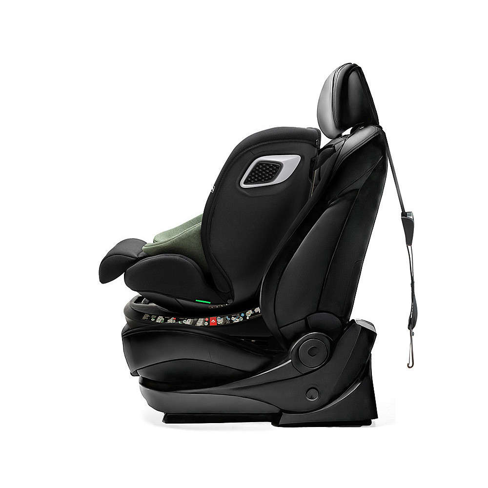 Bair Oreo 360 i-Size - детское автокресло (0 - 12 лет / 40 - 150 см) с функцией поворота 360, крепление ISOFIX и Top Tether • Black-Green (BO-05) Bair Oreo 360 i-Size - детское автокресло (0 - 12 лет / 40 - 150 см) с функцией поворота 360, крепление ISOFIX и Top Tether • Black-Green (BO-05)
