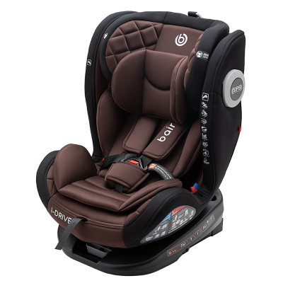 Bair i-Drive 360 - автокресло для детей (с рождения до 12 лет / 40 - 150 см), поворотное (360°), крепление ISOFIX • CB-04 Choco-Black Bair i-Drive 360 - автокресло для детей (с рождения до 12 лет / 40 - 150 см), поворотное (360°), крепление ISOFIX • CB-04 Choco-Black