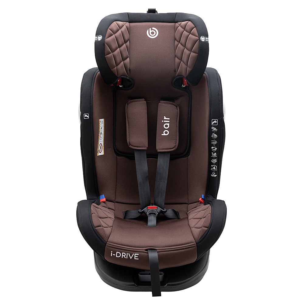 Bair i-Drive 360 - автокресло для детей (с рождения до 12 лет / 40 - 150 см), поворотное (360°), крепление ISOFIX • CB-04 Choco-Black Bair i-Drive 360 - автокресло для детей (с рождения до 12 лет / 40 - 150 см), поворотное (360°), крепление ISOFIX • CB-04 Choco-Black