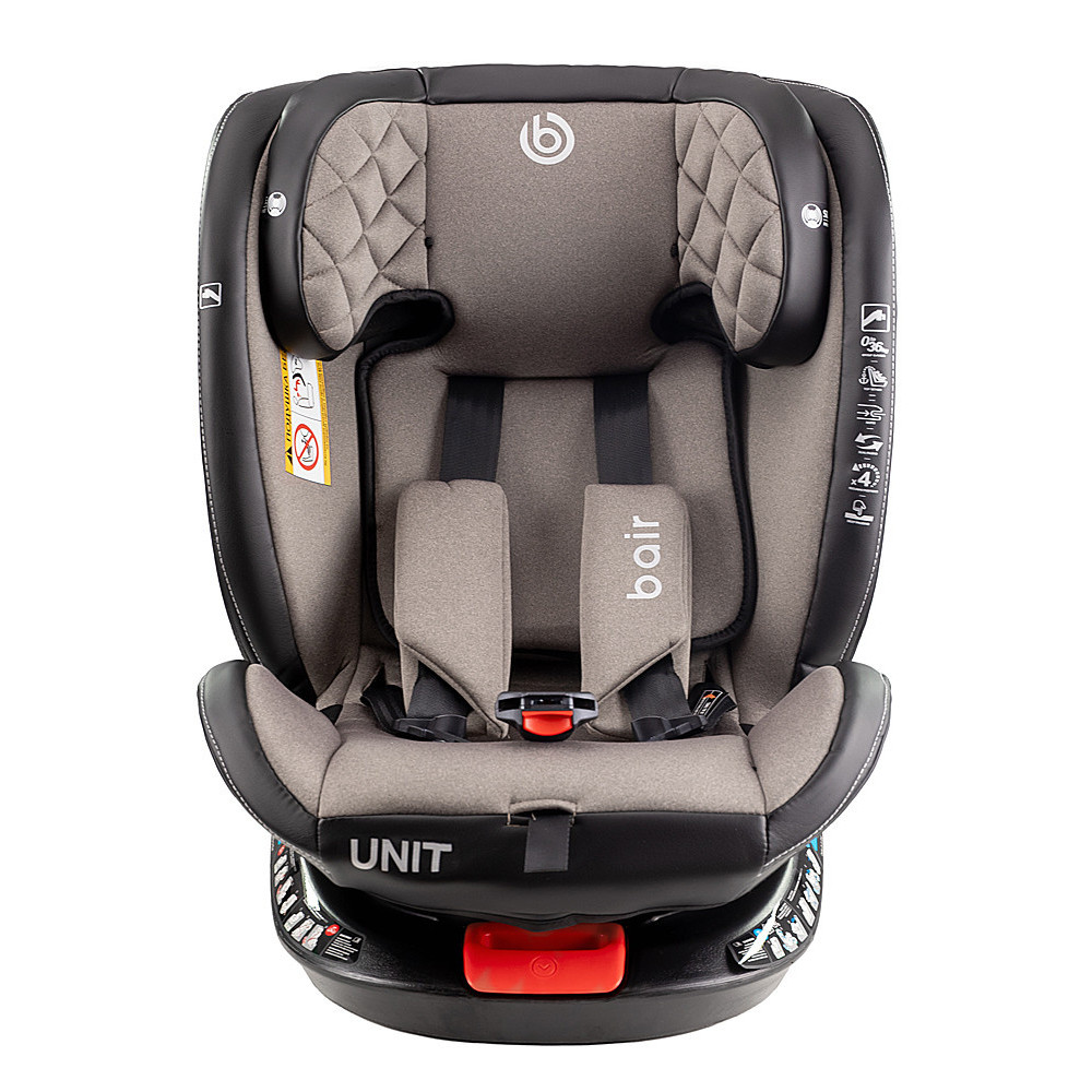 Bair Unit 360 - детское автокресло (0 - 12 лет / 40 - 150 см) с функцией поворота 360, крепление ISOFIX и Top Tether • GB-03 Greige Bair Unit 360 - детское автокресло (0 - 12 лет / 40 - 150 см) с функцией поворота 360, крепление ISOFIX и Top Tether • GB-03 Greige