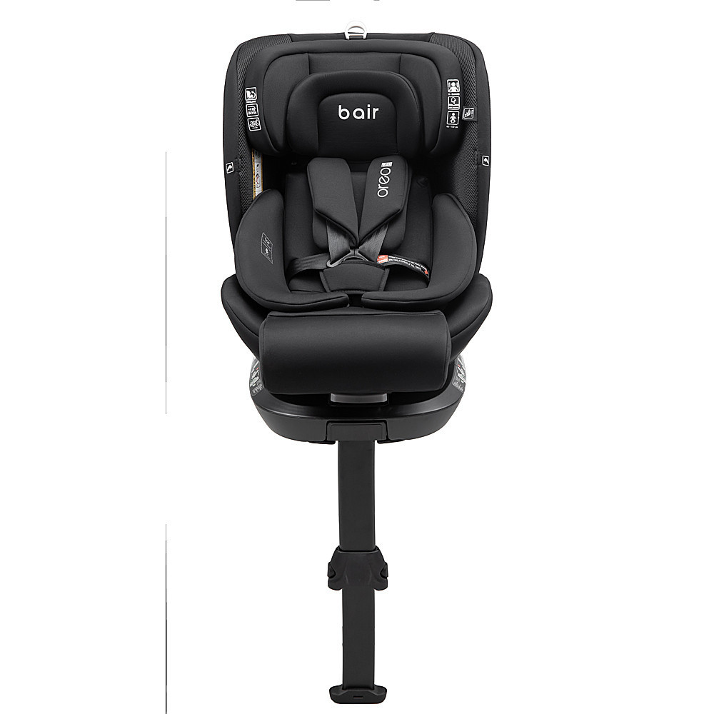 Bair Oreo Pro 360 i-Size - детское автокресло с функцией поворота 360, крепление ISOFIX и опорная нога • Total Black (OP-01) Bair Oreo Pro 360 i-Size - детское автокресло с функцией поворота 360, крепление ISOFIX и опорная нога • Total Black (OP-01)