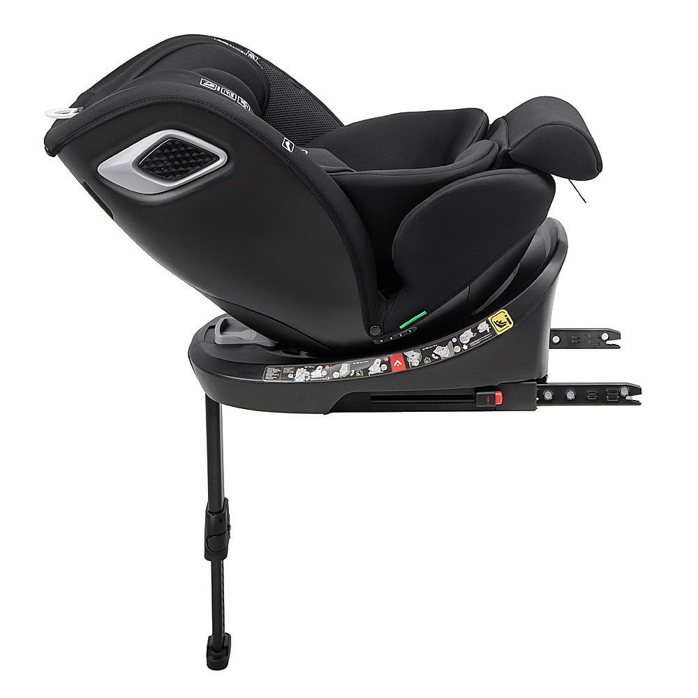 Bair Oreo Pro 360 i-Size - детское автокресло с функцией поворота 360, крепление ISOFIX и опорная нога • Total Black (OP-01) Bair Oreo Pro 360 i-Size - детское автокресло с функцией поворота 360, крепление ISOFIX и опорная нога • Total Black (OP-01)