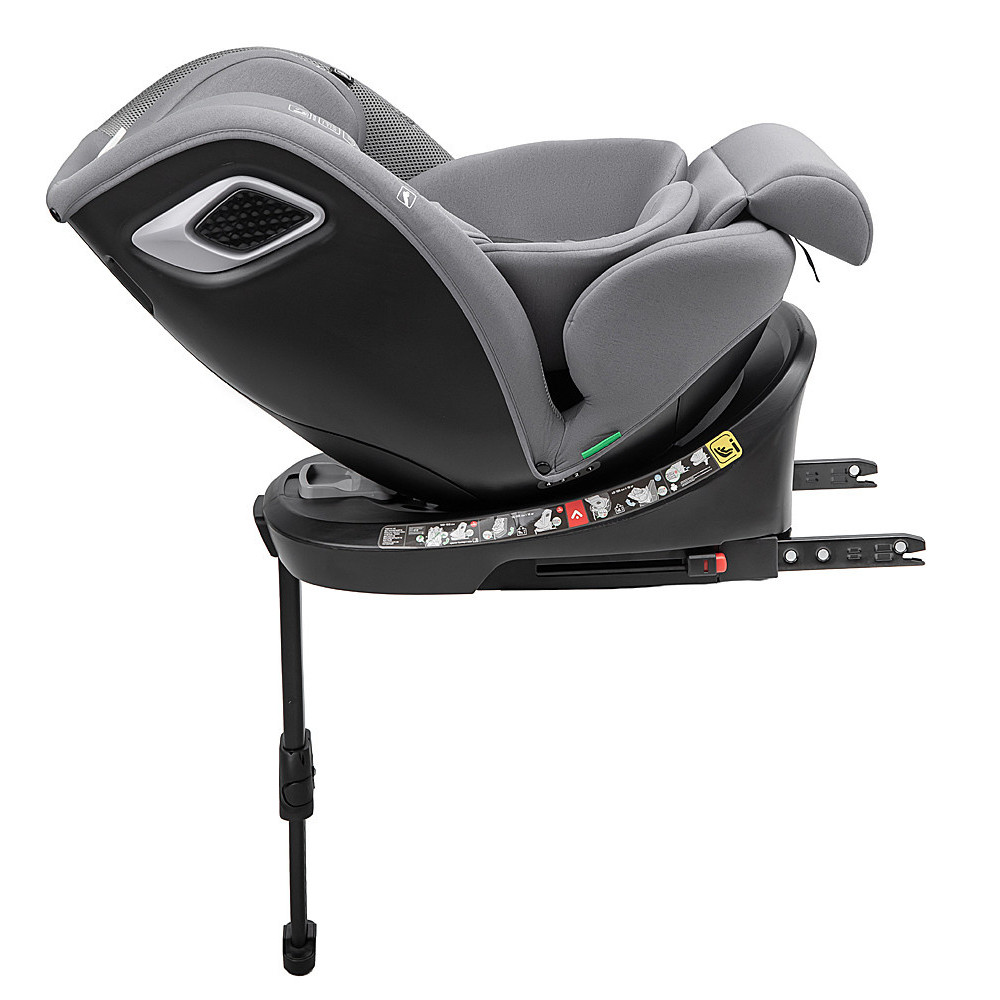 Bair Oreo Pro 360 i-Size - детское автокресло с функцией поворота 360, крепление ISOFIX и опорная нога • Grey (OP-02) Bair Oreo Pro 360 i-Size - детское автокресло с функцией поворота 360, крепление ISOFIX и опорная нога • Grey (OP-02)