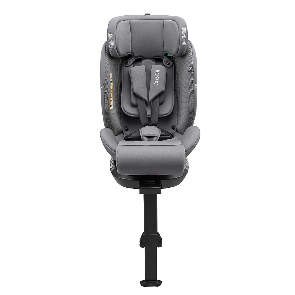 Bair Oreo Pro 360 i-Size - детское автокресло с функцией поворота 360, крепление ISOFIX и опорная нога • Grey (OP-02) Bair Oreo Pro 360 i-Size - детское автокресло с функцией поворота 360, крепление ISOFIX и опорная нога • Grey (OP-02)