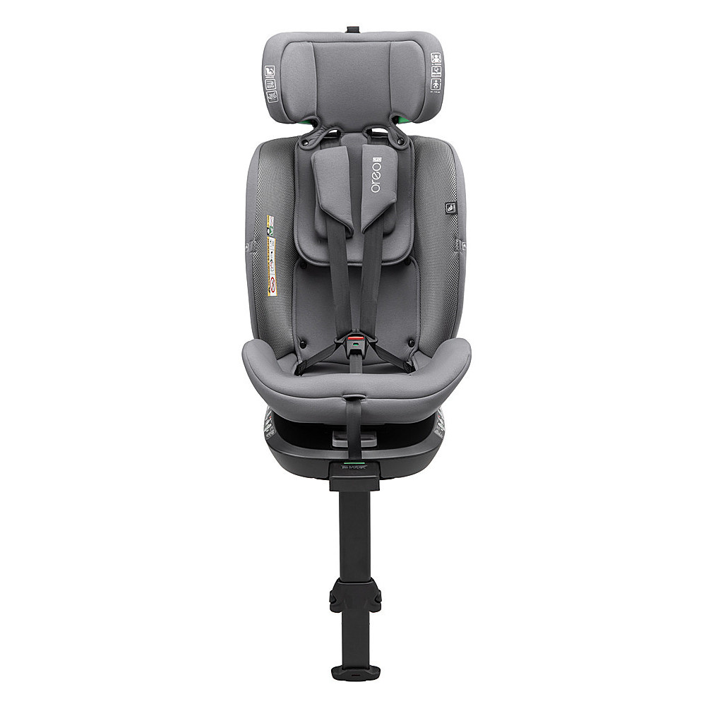 Bair Oreo Pro 360 i-Size - детское автокресло с функцией поворота 360, крепление ISOFIX и опорная нога • Grey (OP-02) Bair Oreo Pro 360 i-Size - детское автокресло с функцией поворота 360, крепление ISOFIX и опорная нога • Grey (OP-02)