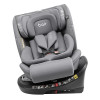 Bair Oreo Pro 360 i-Size - детское автокресло с функцией поворота 360, крепление ISOFIX и опорная нога • Grey (OP-02)