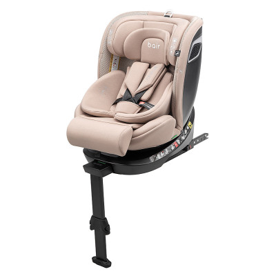 Bair Oreo Pro 360 i-Size - детское автокресло с функцией поворота 360, крепление ISOFIX и опорная нога • Beige (OP-03) Bair Oreo Pro 360 i-Size - детское автокресло с функцией поворота 360, крепление ISOFIX и опорная нога • Beige (OP-03)