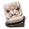 Bair Oreo Pro 360 i-Size - детское автокресло с функцией поворота 360, крепление ISOFIX и опорная нога • Beige (OP-03)