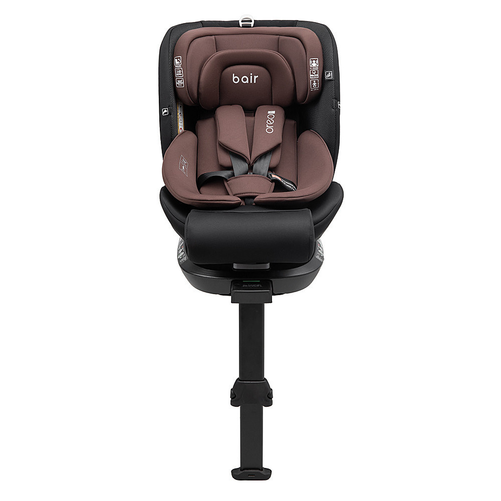 Bair Oreo Pro 360 i-Size - детское автокресло с функцией поворота 360, крепление ISOFIX и опорная нога • Choco-Black (OP-04) Bair Oreo Pro 360 i-Size - детское автокресло с функцией поворота 360, крепление ISOFIX и опорная нога • Choco-Black (OP-04)
