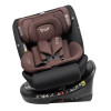 Bair Oreo Pro 360 i-Size - детское автокресло с функцией поворота 360, крепление ISOFIX и опорная нога • Choco-Black (OP-04)