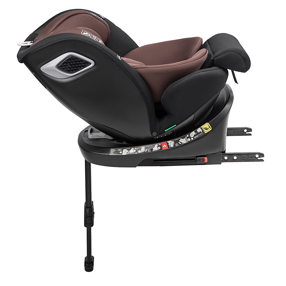 Bair Oreo Pro 360 i-Size - детское автокресло с функцией поворота 360, крепление ISOFIX и опорная нога • Choco-Black (OP-04) Bair Oreo Pro 360 i-Size - детское автокресло с функцией поворота 360, крепление ISOFIX и опорная нога • Choco-Black (OP-04)