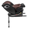Bair Oreo Pro 360 i-Size - детское автокресло с функцией поворота 360, крепление ISOFIX и опорная нога • Choco-Black (OP-04)