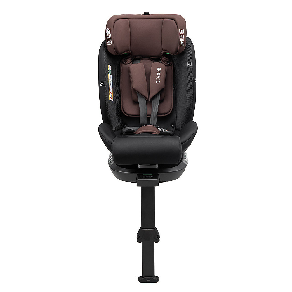 Bair Oreo Pro 360 i-Size - детское автокресло с функцией поворота 360, крепление ISOFIX и опорная нога • Choco-Black (OP-04) Bair Oreo Pro 360 i-Size - детское автокресло с функцией поворота 360, крепление ISOFIX и опорная нога • Choco-Black (OP-04)