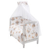 Babyroom Gold RG-08 - дитяча постіль • White Bears Moon