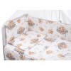 Babyroom Gold RG-08 - дитяча постіль • White Bears Moon