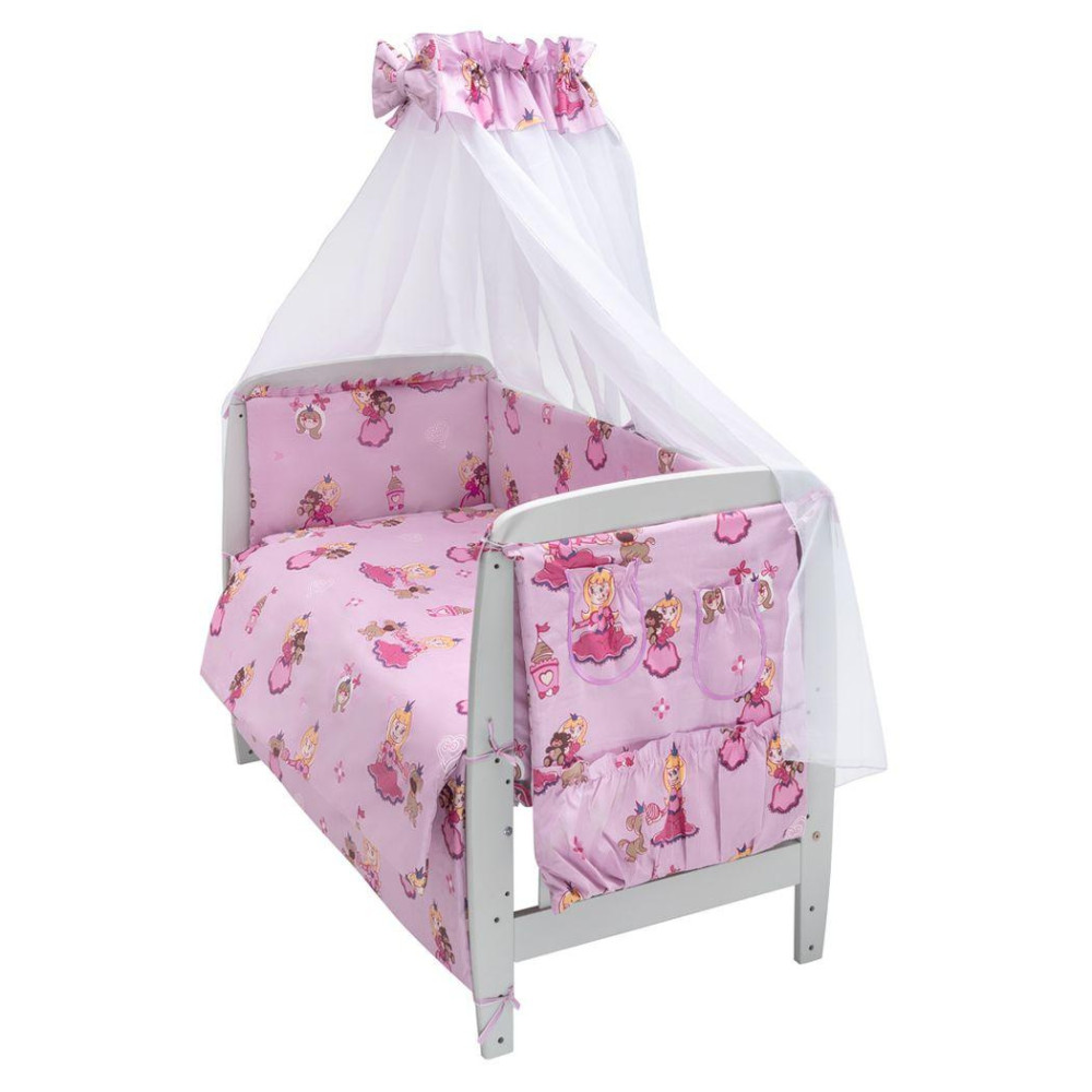Babyroom Gold RG-08 - дитяча постіль • Pink Princess Dog Babyroom Gold RG-08 - дитяча постіль • Pink Princess Dog