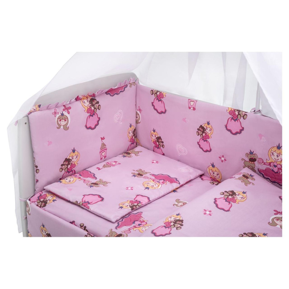 Babyroom Gold RG-08 - дитяча постіль • Pink Princess Dog Babyroom Gold RG-08 - дитяча постіль • Pink Princess Dog