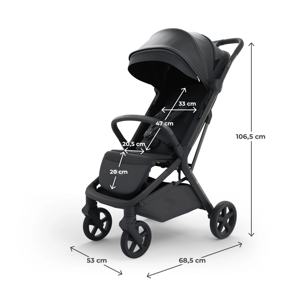 Kinderkraft Nubi 3 - прогулочная коляска с автоматическим складыванием • Midnight Black (KSNUBI03BLK0000) Kinderkraft Nubi 3 - прогулочная коляска с автоматическим складыванием • Midnight Black (KSNUBI03BLK0000)