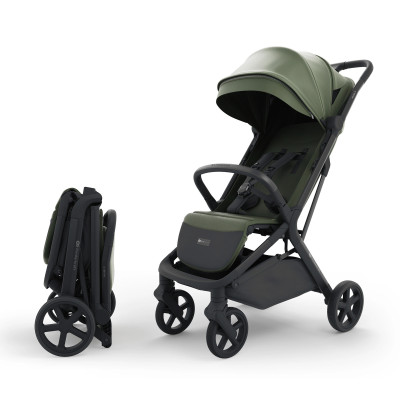 Kinderkraft Nubi 3 - прогулочная коляска с автоматическим складыванием • Mystic Green (KSNUBI03GRE0000)