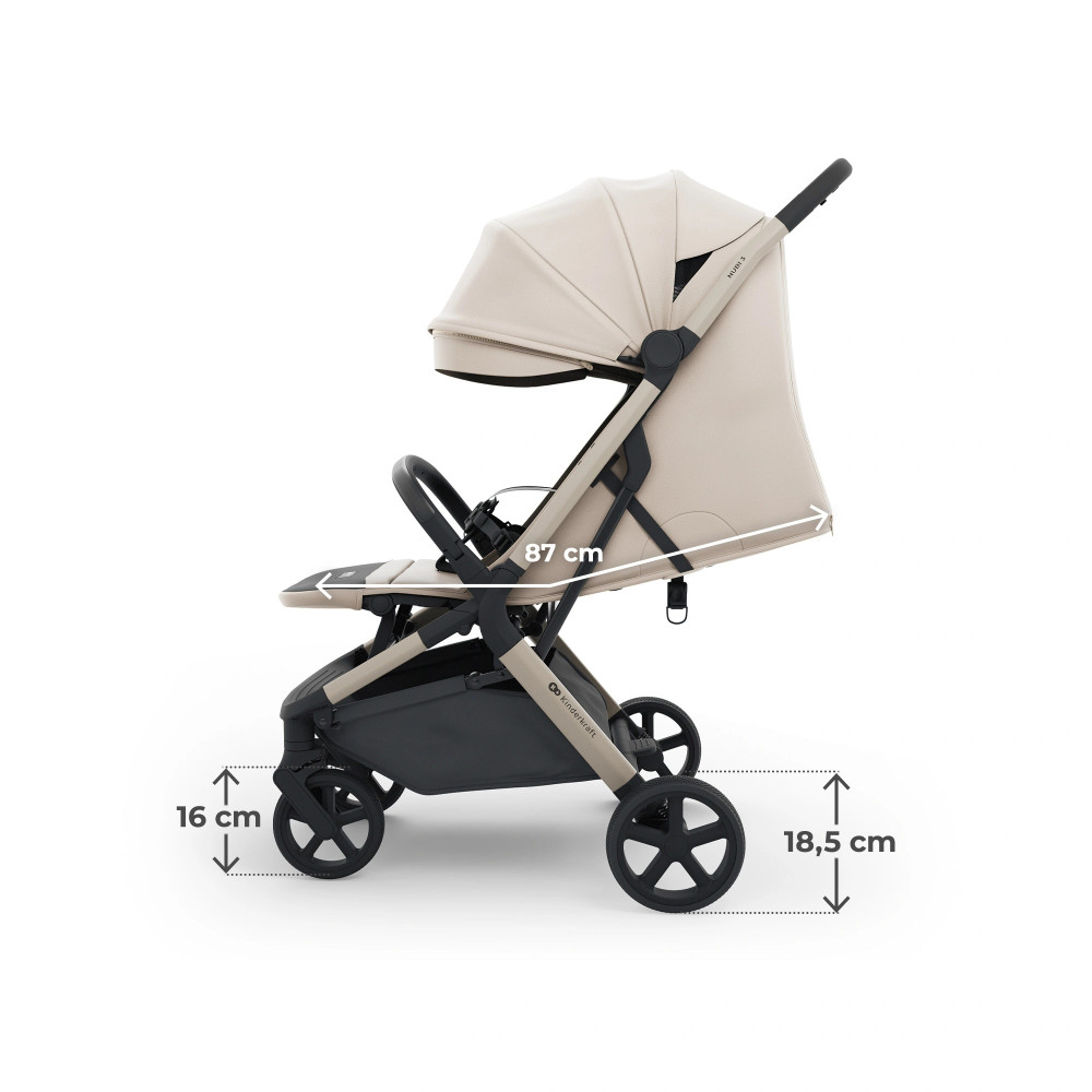 Kinderkraft Nubi 3 - прогулочная коляска с автоматическим складыванием • Sand Beige (KSNUBI03BEG0000) Kinderkraft Nubi 3 - прогулочная коляска с автоматическим складыванием • Sand Beige (KSNUBI03BEG0000)