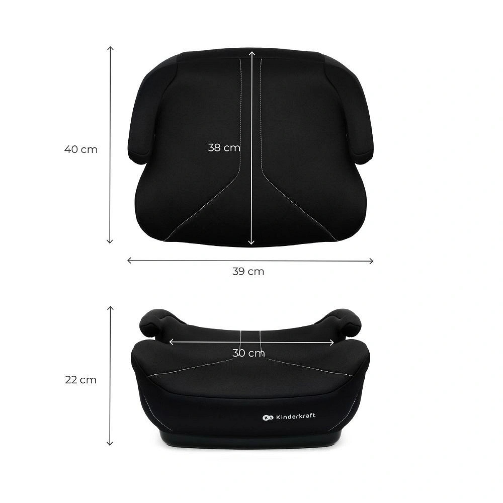 Kinderkraft i-Boost 2 - автокресло-бустер для детей (от 6 до 12 лет / 125 - 150 см) • Black (KCIBOO02BLK0000) Kinderkraft i-Boost 2 - автокресло-бустер для детей (от 6 до 12 лет / 125 - 150 см) • Black (KCIBOO02BLK0000)