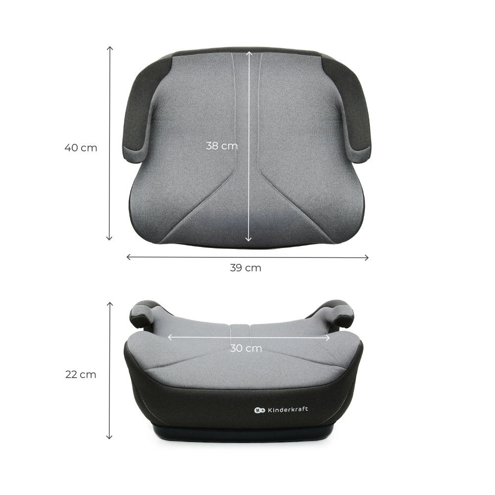 Kinderkraft i-Boost 2 - автокресло-бустер для детей (от 6 до 12 лет / 125 - 150 см) • Grey (KCIBOO02GRY0000) Kinderkraft i-Boost 2 - автокресло-бустер для детей (от 6 до 12 лет / 125 - 150 см) • Grey (KCIBOO02GRY0000)