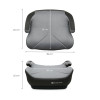 Kinderkraft i-Boost 2 - автокресло-бустер для детей (от 6 до 12 лет / 125 - 150 см) • Grey (KCIBOO02GRY0000)