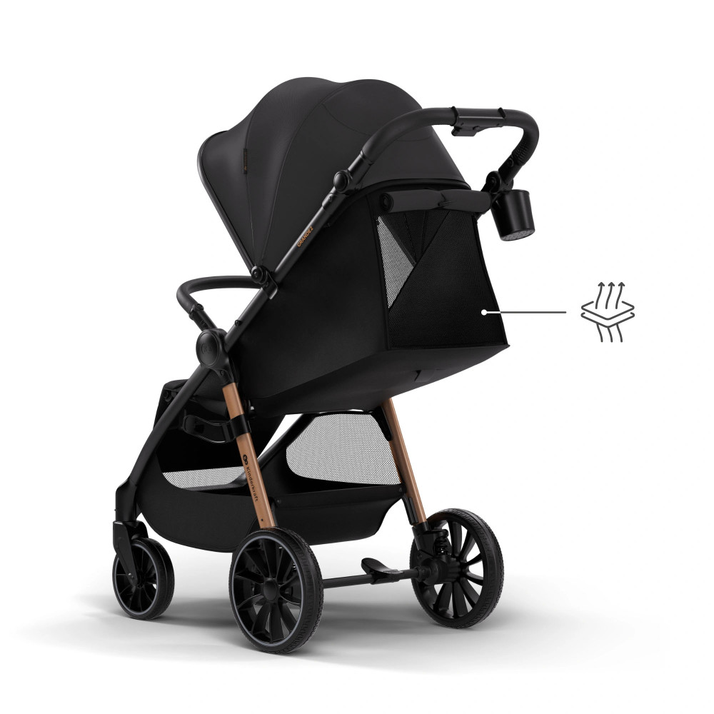 Kinderkraft Grande 2 - прогулочная коляска с большими колесами • Black (KSGRAN02BLK0000) Kinderkraft Grande 2 - прогулочная коляска с большими колесами • Black (KSGRAN02BLK0000)