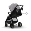 Kinderkraft Grande 2 - прогулочная коляска с большими колесами • Grey (KSGRAN02GRY0000)