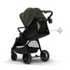 Kinderkraft Grande 2 - прогулочная коляска с большими колесами • Green (KSGRAN02GRE0000)