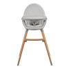Kinderkraft Fini 2 - стульчик для кормления 2 в 1 • Grey (KHFINI02GRY0000)