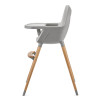 Kinderkraft Fini 2 - стульчик для кормления 2 в 1 • Grey (KHFINI02GRY0000)