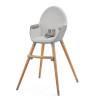 Kinderkraft Fini 2 - стульчик для кормления 2 в 1 • Grey (KHFINI02GRY0000)