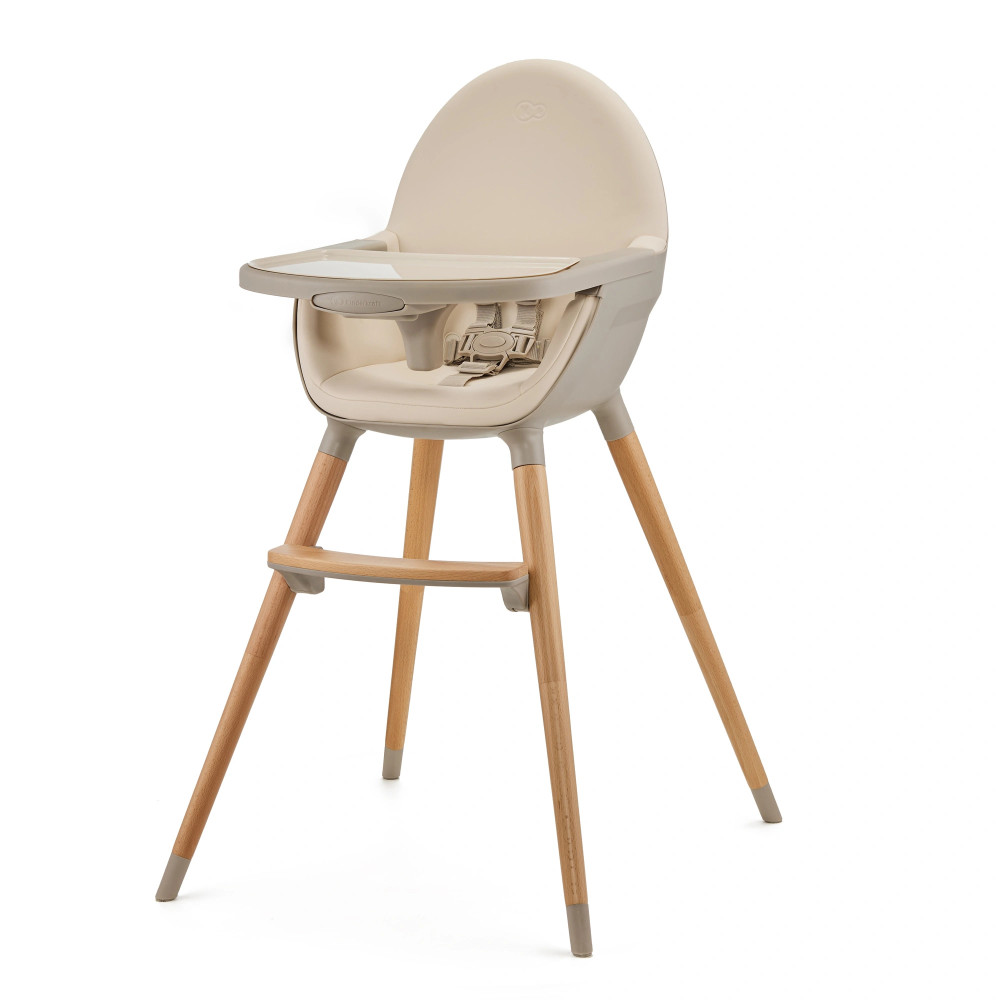 Kinderkraft Fini 2 - стульчик для кормления 2 в 1 • Beige (KHFINI02BEG0000)